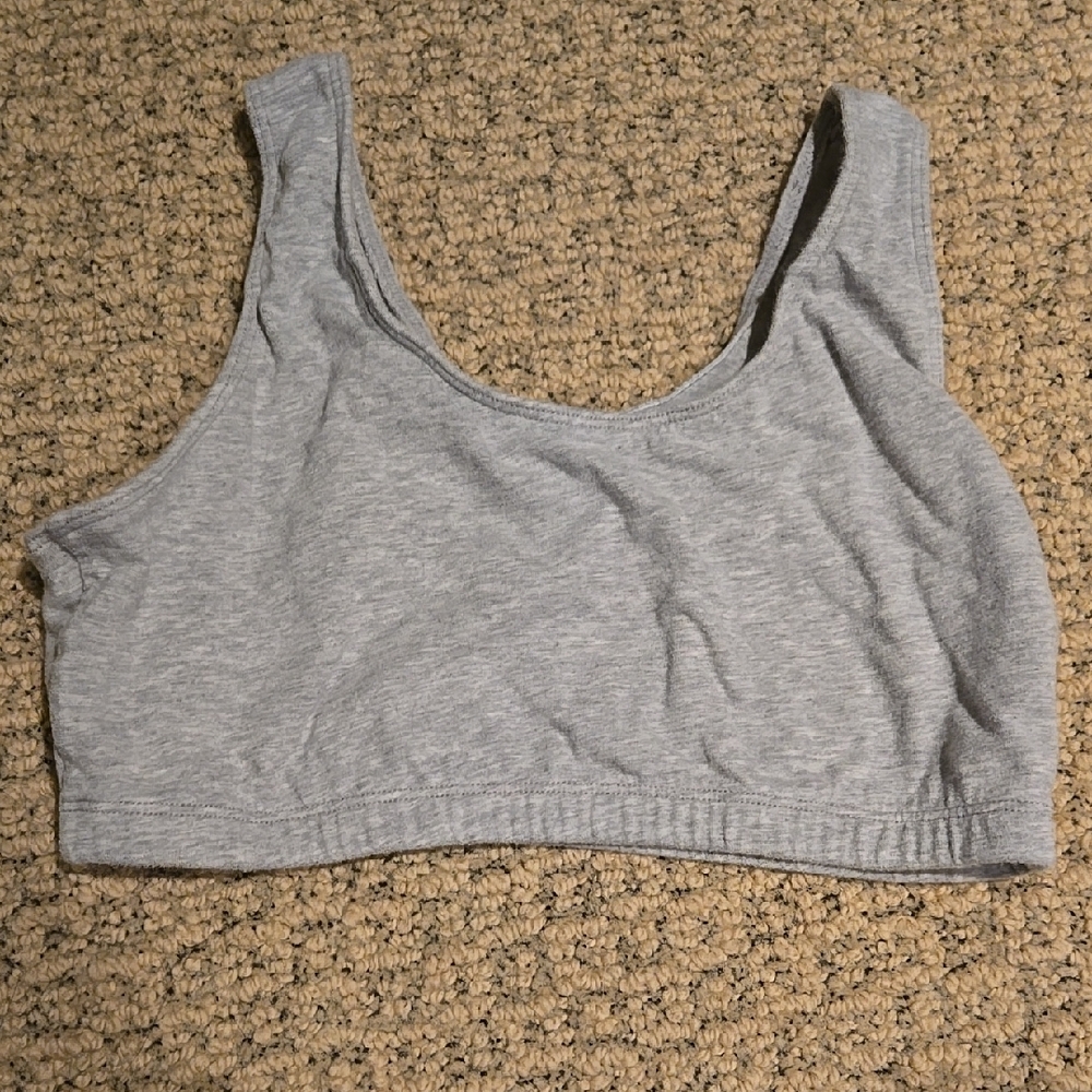 Zone Pro Gray Sports Bra